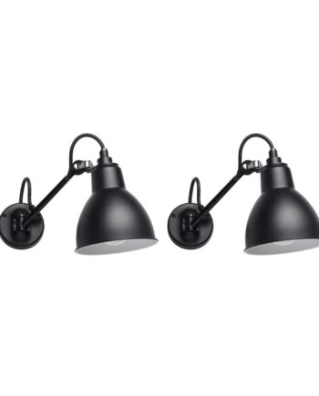 104 Badeværelse Væglampe Sort Pak Lampe Gras på Afbetaling