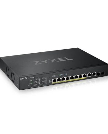 10g Netværksswitch Zyxel Xs1930 12hp Managed Poe Sort på Afbetaling