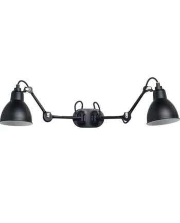 204 Double Væglampe Sort Lampe Gras på Afbetaling