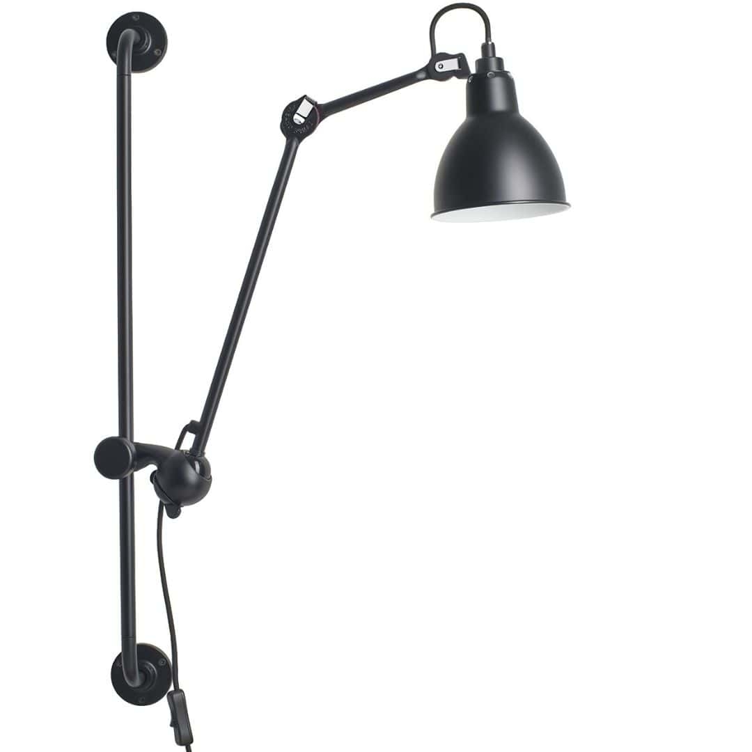 210 Væglampe Sort Lampe Gras på Afbetaling