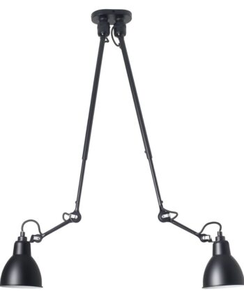 302 Double Loftlampe Sort Lampe Gras på Afbetaling