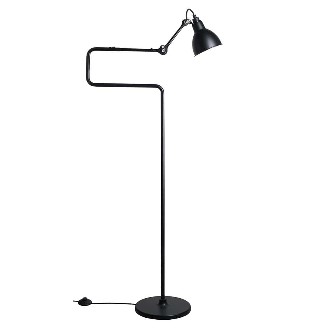 411 Gulvlampe Sort Lampe Gras på Afbetaling