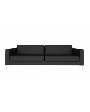 4pers Sofa Model 321 Stål Ben Baltique Sort 99011 på Afbetaling