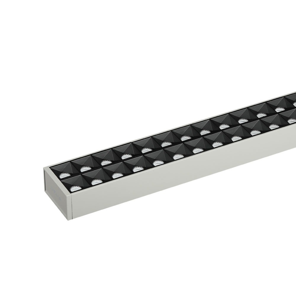 60w Led Lineær Hængende Lys Ikke Sammenkobbeligt Samsung Chip 4000k Sølv Dæmpbar : 10v Dæmpbar Kulør : Neutral på Afbetaling