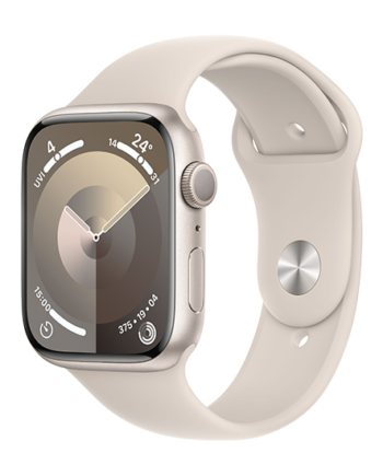 Apple Watch 45mm Aluminium Case With Sport Band Starlight på Afbetaling
