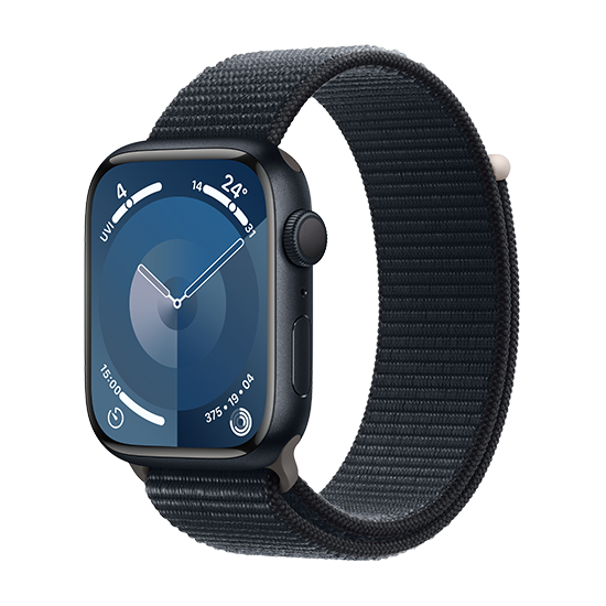 Apple Watch 45mm Aluminium Case With Sport Loop Midnight på Afbetaling