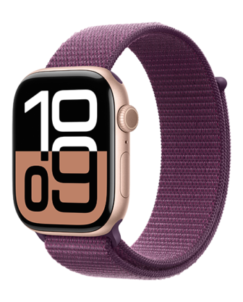 Apple Watch 46mm Aluminium Case With Sport Loop Plum på Afbetaling