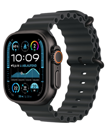 Apple Watch Ultra Lte 49mm Titan Case With Ocean Band Black på Afbetaling