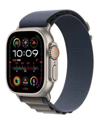 Apple Watch Ultra Lte 49mm Titanium Case With Alpine Loop Blue på Afbetaling