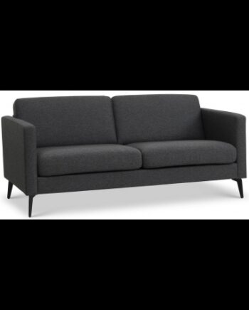 Askset Personers Sofa Polyester B180 D86 Sort Antracit på Afbetaling