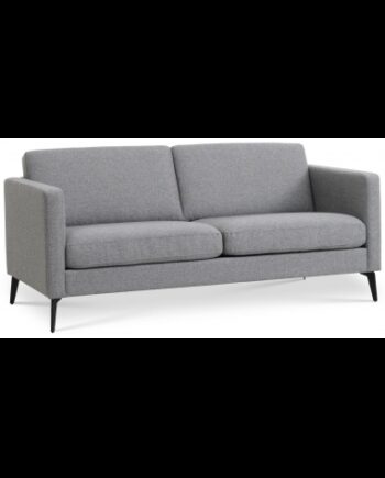 Askset Personers Sofa Polyester B180 D86 Sort Lysegrå på Afbetaling