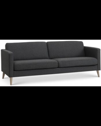 Askset Personers Sofa Polyester B214 D86 Natur Antracit på Afbetaling