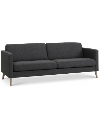 Askset Personers Sofa Polyester B214 D86 Natur Antracit på Afbetaling