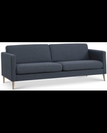 Askset Personers Sofa Polyester B214 D86 Natur Navy på Afbetaling