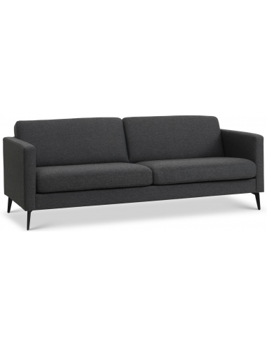 Askset Personers Sofa Polyester B214 D86 Sort Antracit på Afbetaling