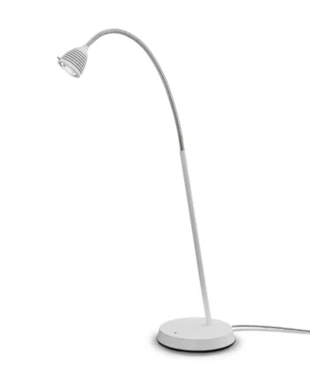 Athene Tl3 Bordlampe Less More Mat Hvid Aluminium på Afbetaling