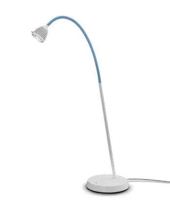 Athene Tl3 Bordlampe Less More Mat Hvid Blå på Afbetaling