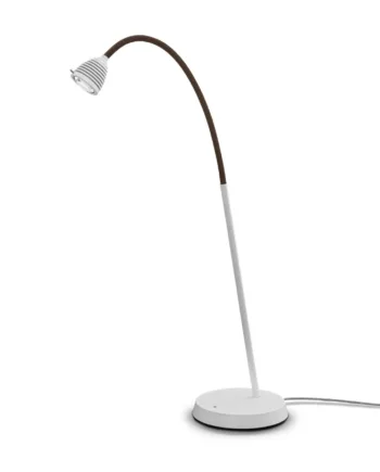 Athene Tl3 Bordlampe Less More Mat Hvid Brun på Afbetaling