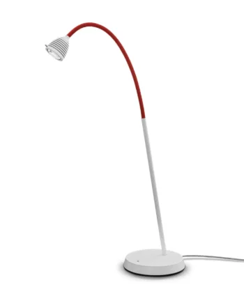 Athene Tl3 Bordlampe Less More Mat Hvid Rød på Afbetaling