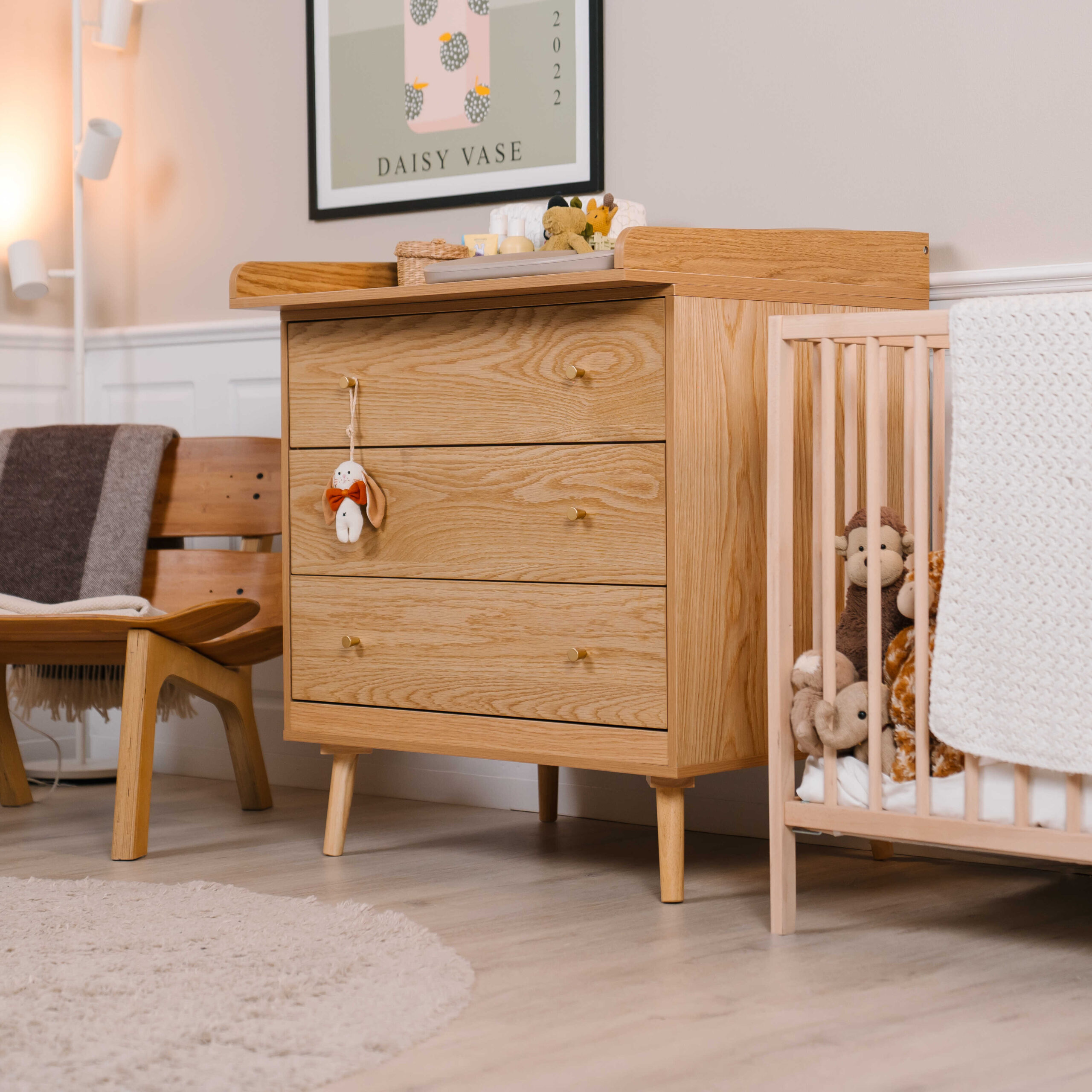 Babynohr Puslebord Med Skuffer Babynohr på Afbetaling