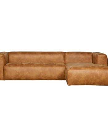 Bean Hjørnesofa Højrevendt Cognac på Afbetaling