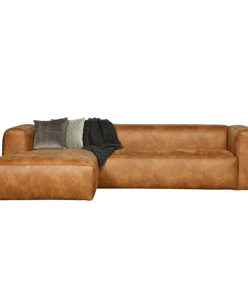 Bean Hjørnesofa Venstrevendt Cognac på Afbetaling