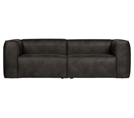 Bean Personers Sofa Læder 246 Vintage Sort på Afbetaling