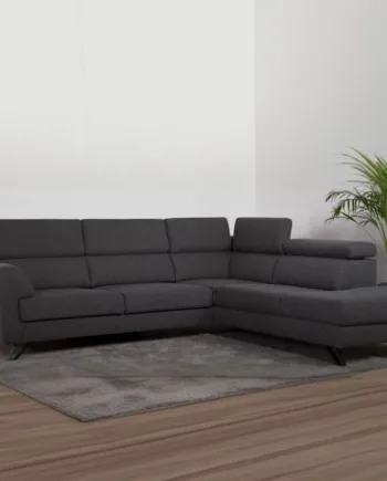 Billund Open End Sofa  Højrevendt Grå Stof på Afbetaling