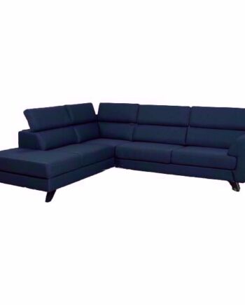 Billund Open End Sofa  Venstrevendt Blå Stof på Afbetaling