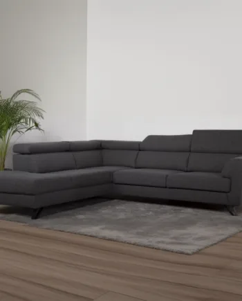 Billund Open End Sofa  Venstrevendt Grå Stof på Afbetaling