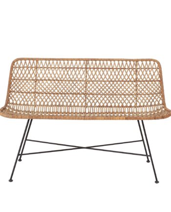 Bloomingville Hallie Sofa Natur Rattan L120 på Afbetaling