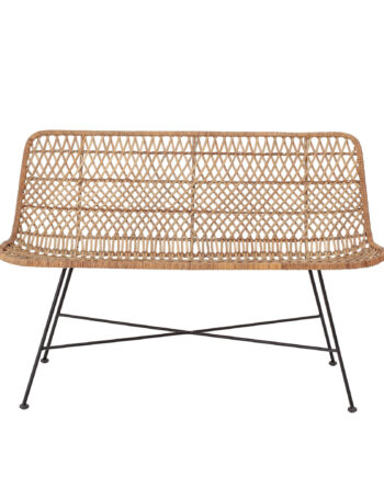 Bloomingville Hallie Sofa Rattan Natur 120 på Afbetaling