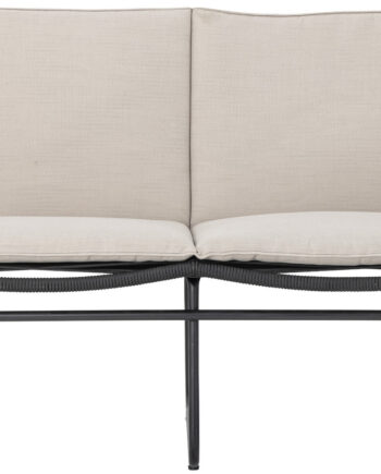 Bloomingville Hampton Sofa Sort Metal Havesofa Pers på Afbetaling