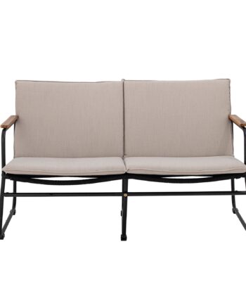Bloomingville Hampton Sofa Sort Metal L125 på Afbetaling