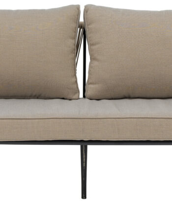 Bloomingville Pavone Sofa Brun Metal Havesofa Flet på Afbetaling
