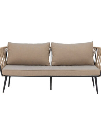 Bloomingville Pavone Sofa Metal Brun 174 på Afbetaling