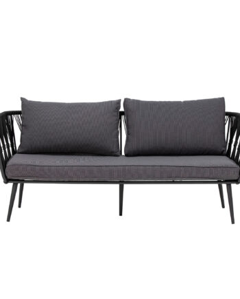 Bloomingville Pavone Sofa Metal Sort 174 på Afbetaling