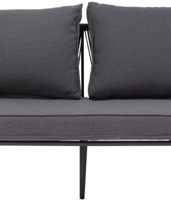 Bloomingville Pavone Sofa Sort Metal Havesofa Flet på Afbetaling