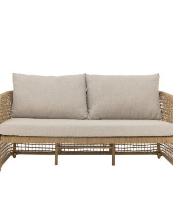 Bloomingville Penzano Udendørs Sofa Armlæn Hynder Natur Polyrattan på Afbetaling