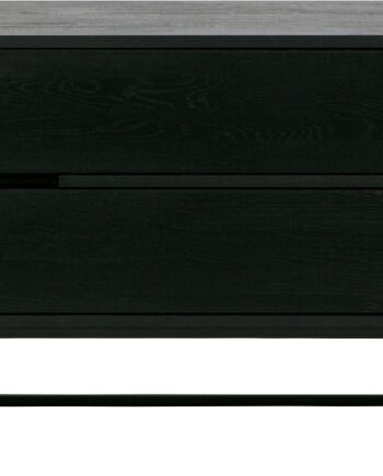 Bord Woood Exclusive Silas Sort Ask Møbel 180x44x61 på Afbetaling