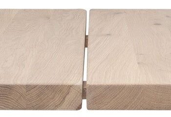 Bordplade Til Sofa Cafbord House Sander Hugin Hvidmalet Egetræ 80x80x4 på Afbetaling
