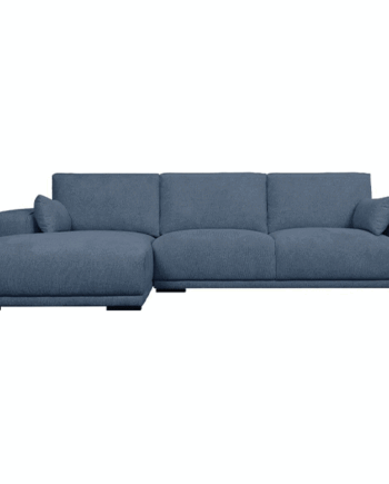 California Sofa Med Chaiselong Venstrevendt Blå på Afbetaling