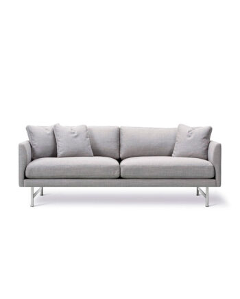 Calmo Seater Sofa Sunniva 242 Stel: Mat Chrome på Afbetaling