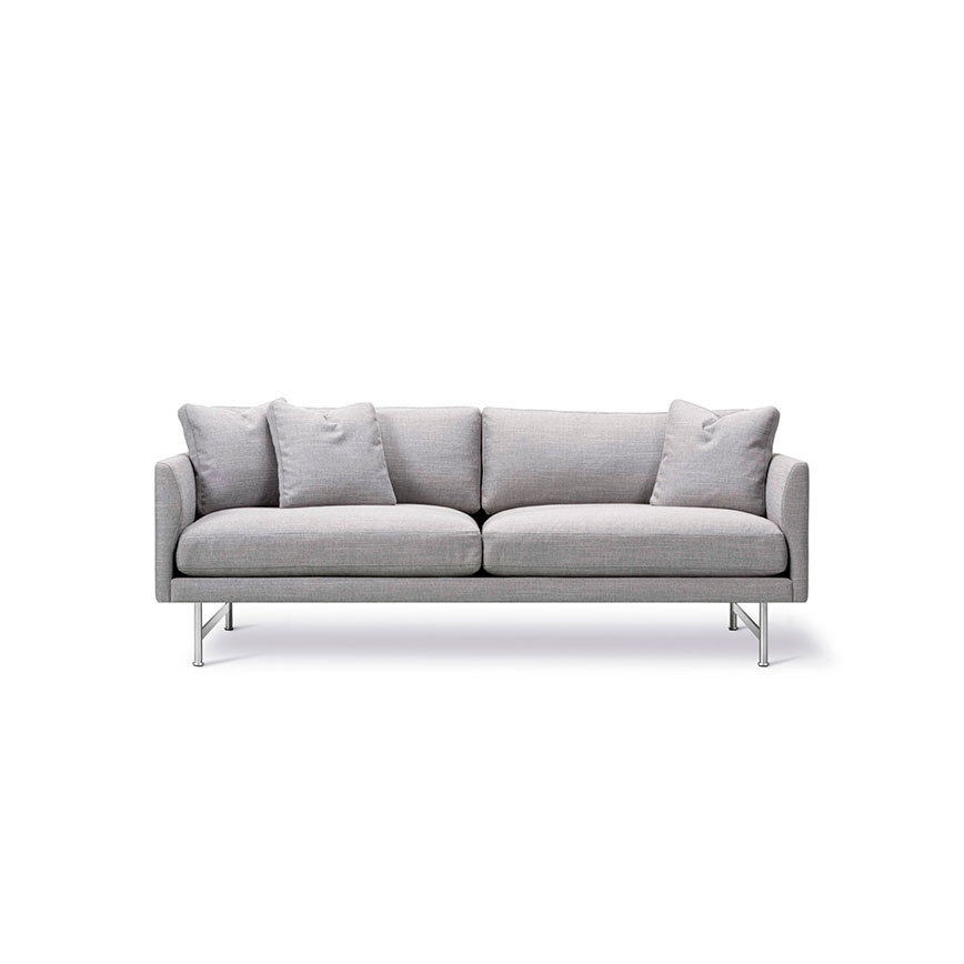 Calmo Seater Sofa Sunniva 242 Stel: Mat Chrome på Afbetaling