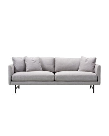Calmo Seater Sofa Sunniva 242 Stel: Sort Metal på Afbetaling