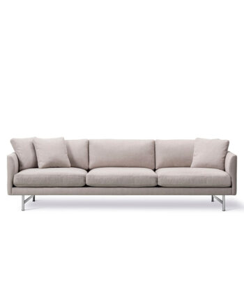 Calmo Seater Sofa Sunnive 717 Stel: Mat Chrome på Afbetaling