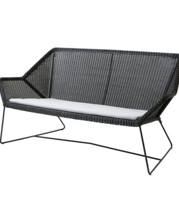 Cane Line Breeze Pers Sofa Black 154 på Afbetaling