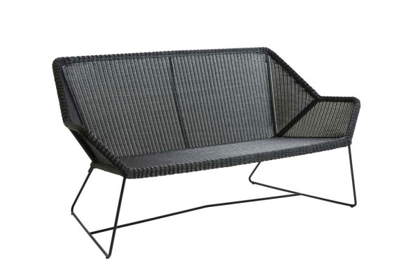Cane Line Breeze Pers Sofa Black på Afbetaling