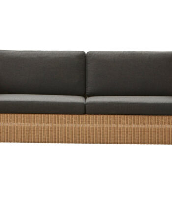Cane Line Chester Sofa Pers Inkl Sort Hynder Natural 197 på Afbetaling