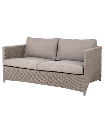 Cane Line Diamond Pers Sofa Taupe Weave 150 på Afbetaling
